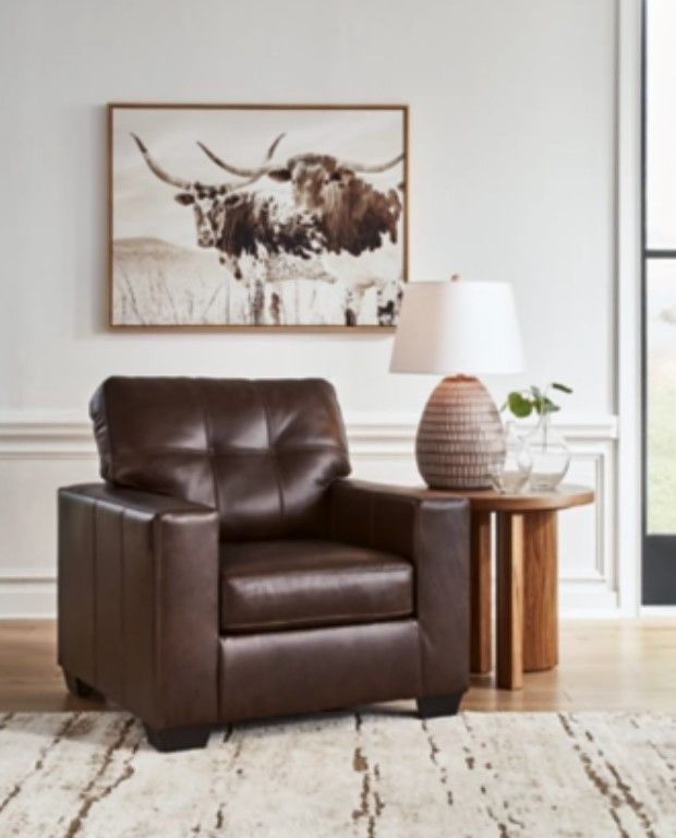 Signature Design by Ashley® Santorine Dark Brown Chair-4
