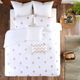 Olliix by INK+IVY 3 Piece Copper Full/Queen Stella Dot Cotton Percale Comforter Mini Set-1