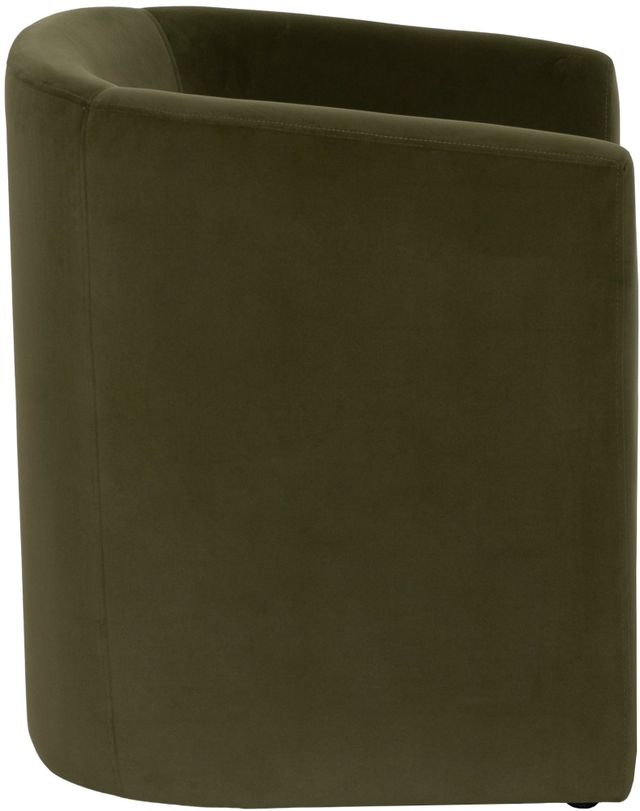 Powell® Symone Green Accent Chair with Ottoman-4