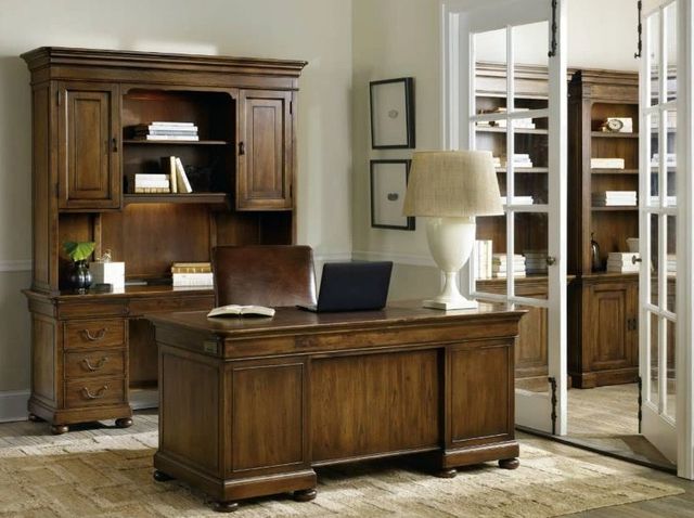 Hooker® Furniture Archivist Soft Casual Executive Desk-1
