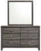 Elements International Sami Gray Dresser and Mirror Set-3