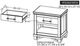 International Furniture Direct Walnut Reddish Brown Nightstand-2