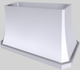 Vent-A-Hood® Designer Series 54" White Island Range Hood-3