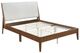 Homelegance® Jasper Chestnut/Light Gray Eastern King Platform Bed-2