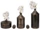 Sagebrook Home Norcoat 3-Piece Bronze Bottle Set-4