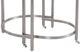 Bassett Mirror Hensley Black/Glass Top Nesting Table with Satin Nickel Base-4