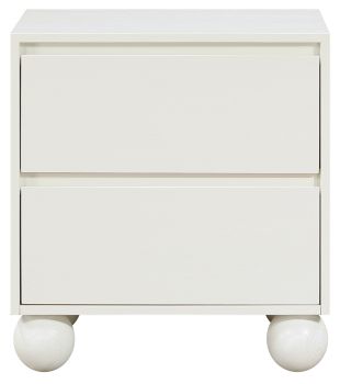 Meridian Furniture Kent Cream Nightstand-1