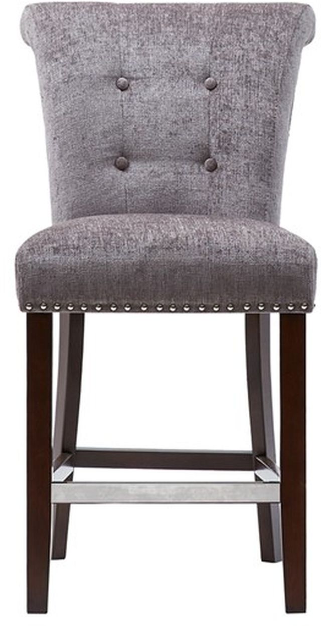 Olliix by Madison Park Grey Colfax Counter Stool-1