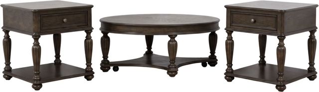 Liberty Furniture Allington 3-Piece Satin Sienna Alternate Occasional Table Set-0
