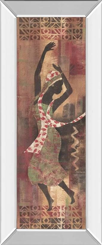 Classy Art Graceful Reflection II by Martha Donovan Mirror Framed Wall Art-0