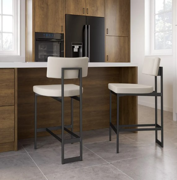 Amisco Customizable Lucas Counter Stool