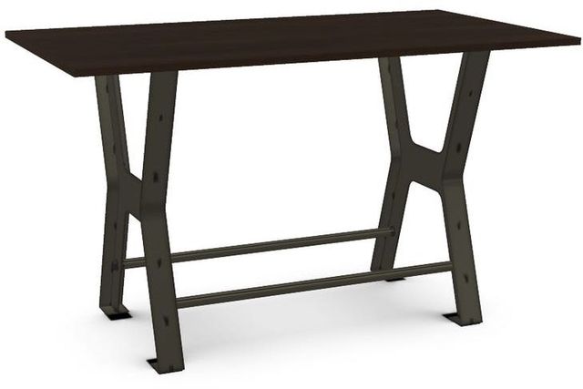 Amisco Customizable Parade 42" Birch Veneer Short Bar Table-0