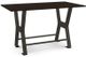 Amisco Customizable Parade 42" Birch Veneer Short Bar Table-0