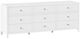 Butler Specialty Company Nora Smooth White 84" Dresser-0