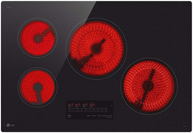 LG 30" Black Smart Electric Cooktop-1