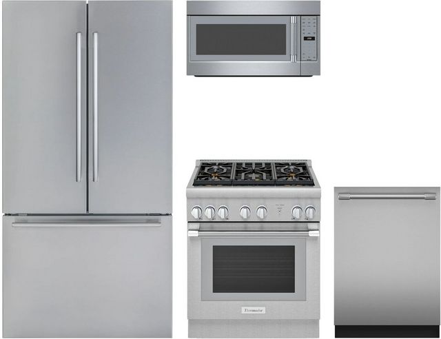 Thermador® 4 Piece Stainless Steel Kitchen Package