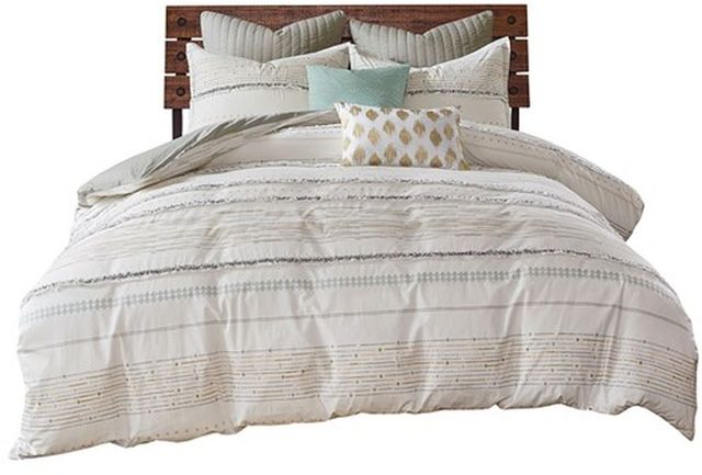Olliix by INK+IVY Multi King/California King Nea Cotton Printed Comforter Set-0