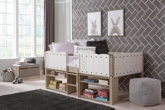 Signature Design by Ashley® Wrenalyn Two-tone Twin Loft Bed-4