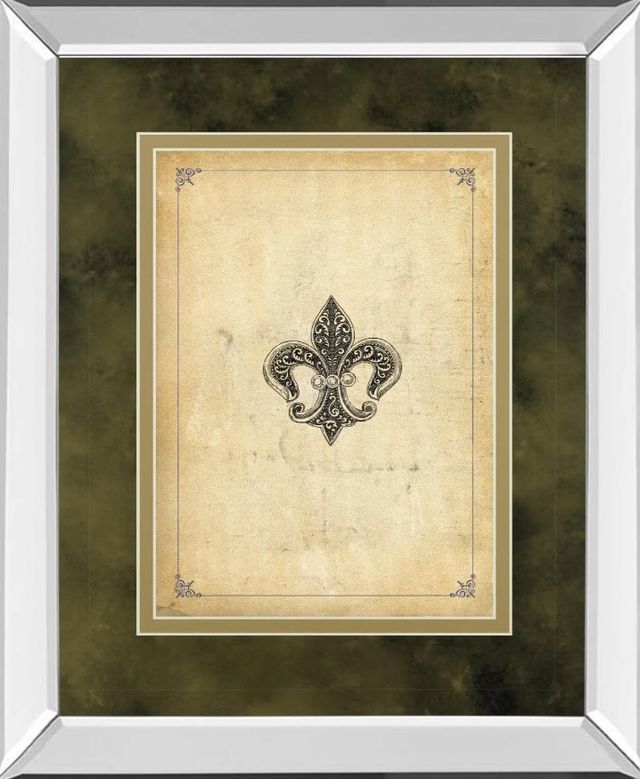Classy Art Fleur Di Lies I by Alexey Paviuts Mirror Framed Wall Art-0