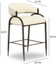 TOV Furniture Tatum Black/Cream Counter Stool-2