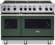 Viking® 7 Series 48" Blackforest Green Pro Style Natural Gas Range-0