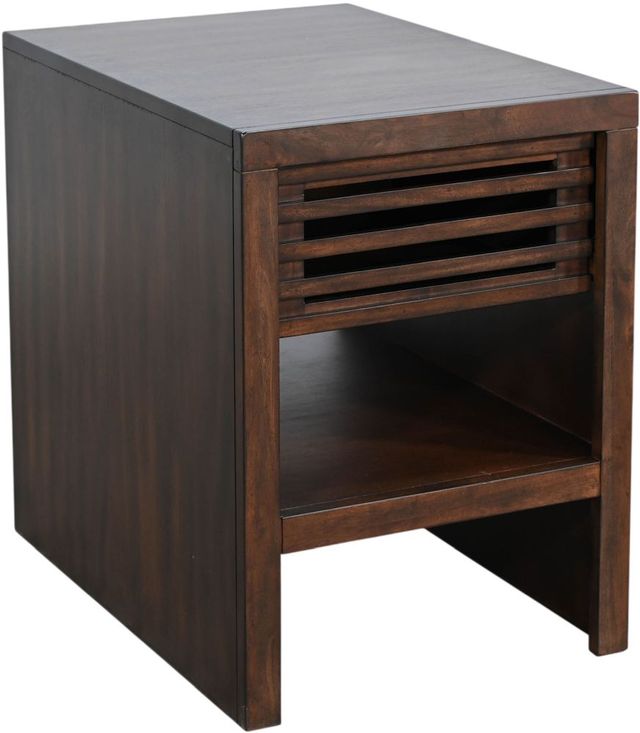 Sunny Designs™ Noah Coffee Bean Chair Side Table with Drawer-0