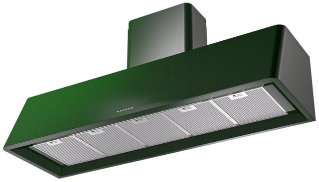 Ilve® Nostalgie II Series 60" Emerald Green Wall Mounted Range Hood-1