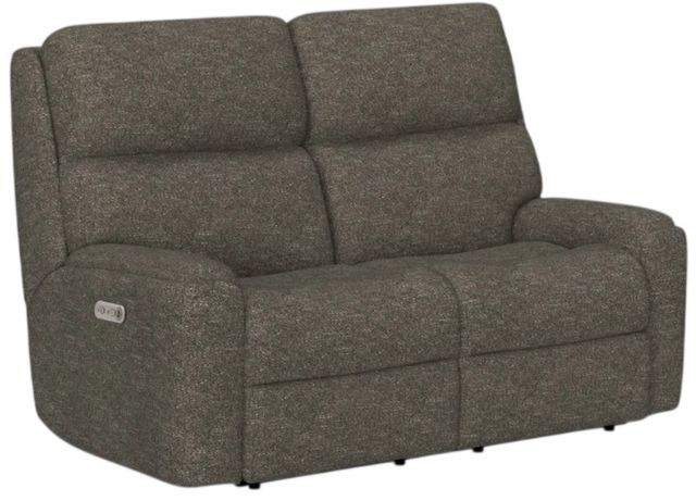 Flexsteel® Customizable Rio Power Reclining Loveseat with Power Headrests-1