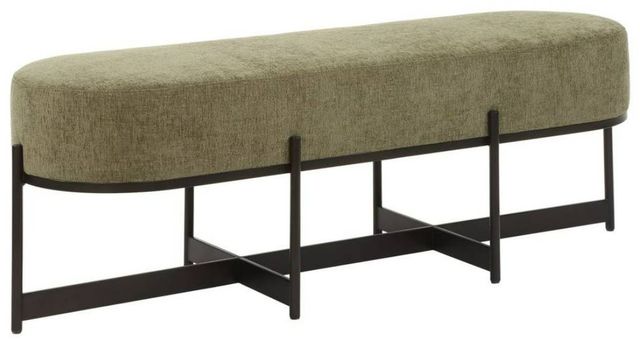 Uttermost® Merino Bronze/Moss Bench-0