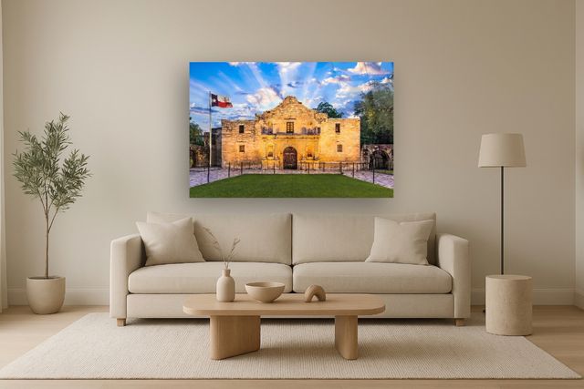 Classy Living Alamo San Antonio TX Wall Art-1