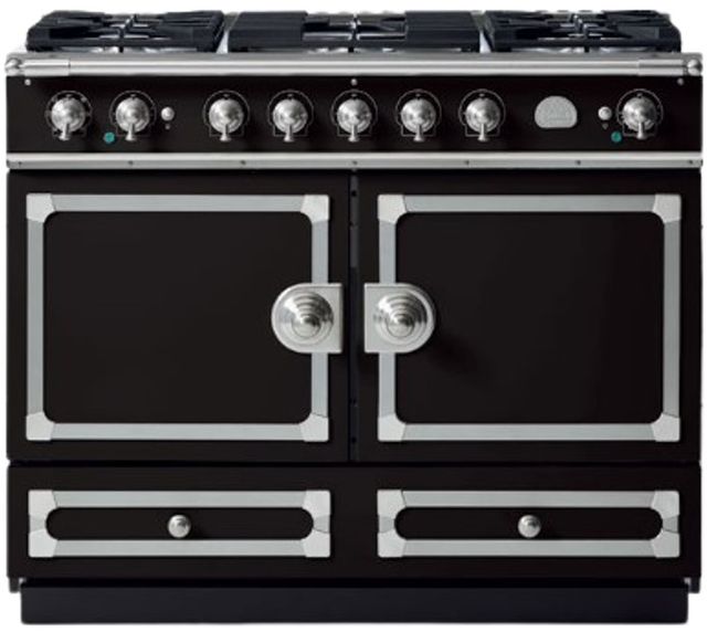 La Cornue CornuFé 110 43" Gloss Black Pro Style Induction Range-0