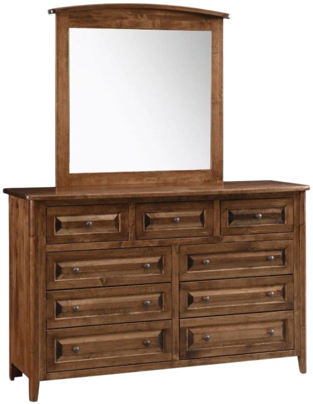 Archbold Furniture Customizable Amish Essentials Carson 9-Drawer Dresser-1