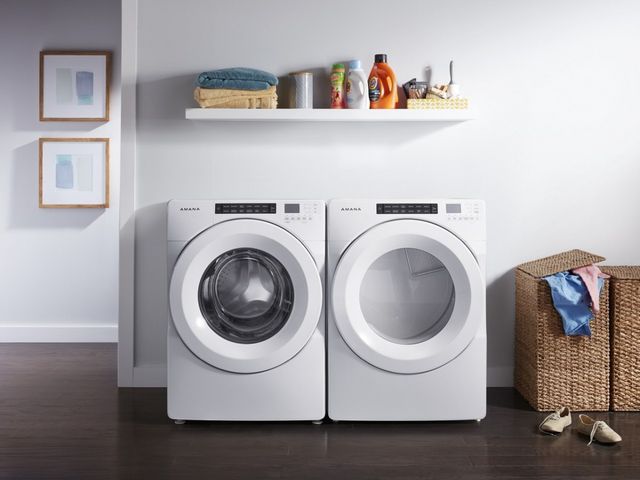 Amana® White Laundry Pair -9