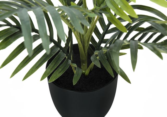 Monarch Specialties Inc. Green/Black 20" Artificial Potted Palm-1