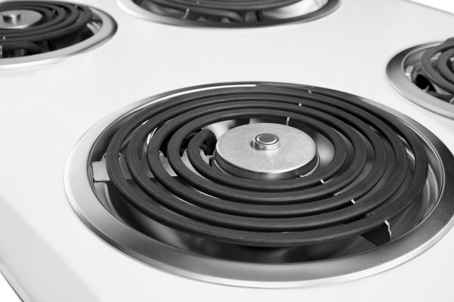 Whirlpool® 30" White Electric Cooktop-3