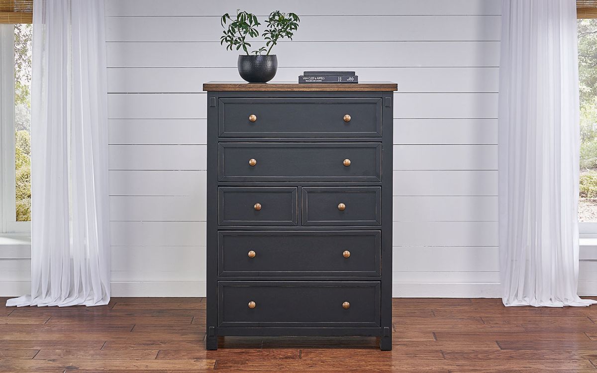 Stormy Ridge Nightstand - Chicory/Slate Black