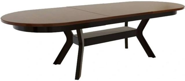Mavin Customizable 38" Oval Extendable Dining Table with 2 Leaves-0