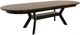 Mavin Customizable 38" Oval Extendable Dining Table with 2 Leaves-0