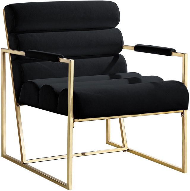 Mazin Furniture Juno Black Accent Chair-1
