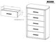 International Furniture Direct Balam Black Chest-2