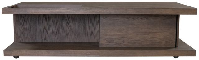 Flexsteel® Athens Brown Coffee Table with Casters-1