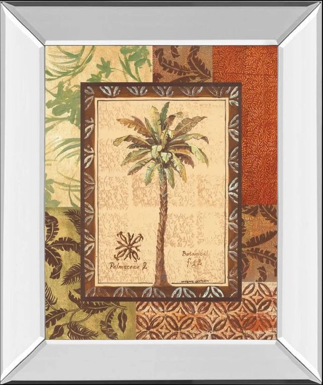 Classy Art Palmaceae Il by Gregory Gorham Mirror Framed Wall Art-0