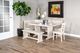 Sunny Designs™ Bayside Marble White Ladderback Chair with Wood Seat-3