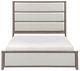 Homelegance® Dalston Beige/Light Gray Eastern King Panel Bed-2
