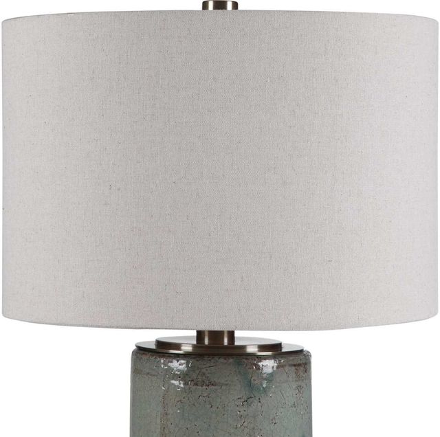 Uttermost® Callais Aqua Blue Glaze Table Lamp-4