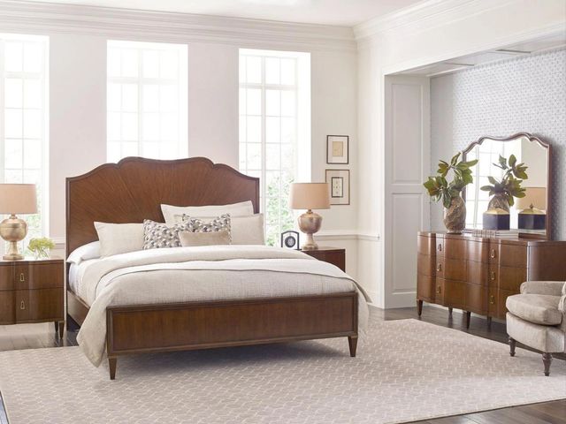 American Drew® Vantage Carlisle Brown King Panel Bed-1