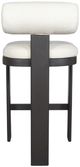 Uttermost® Bolster Back Java Black/Oyster Aluminum/Fabric Outdoor Bar Stool-4