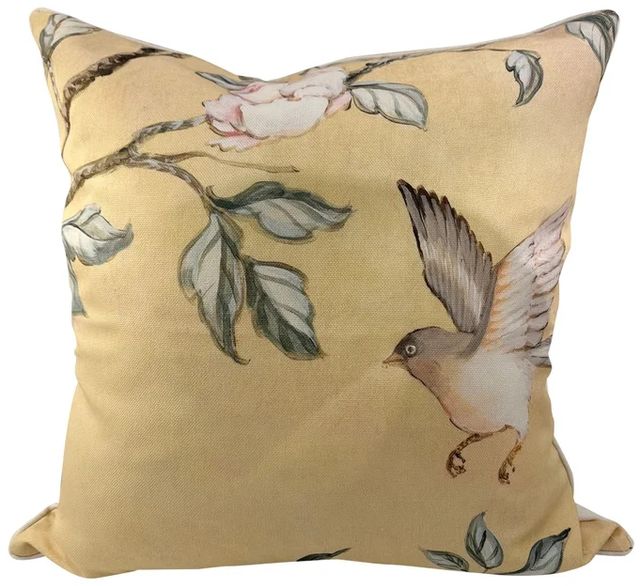 Stylecraft Tamara Day Brown/Yellow 24" Designer Throw Pillow-0