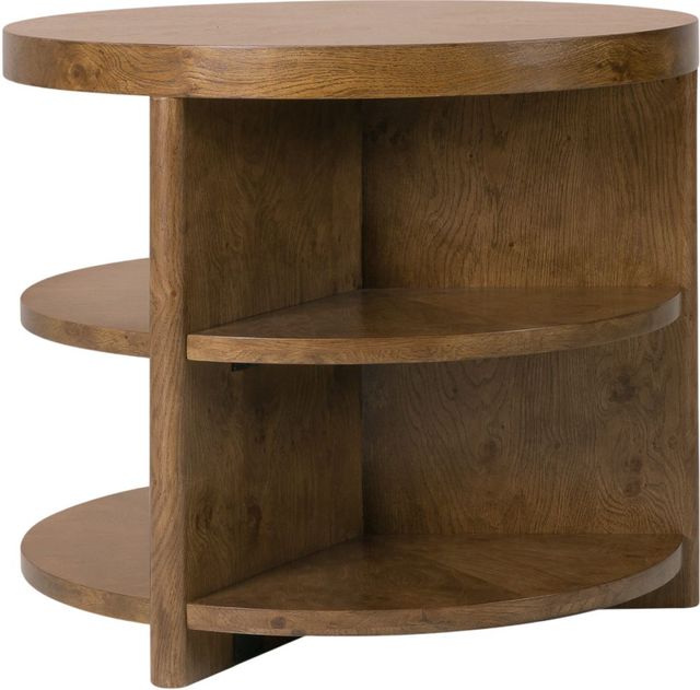 Hooker® Furniture Melange Mulholland Golden Brown Round End Table-0