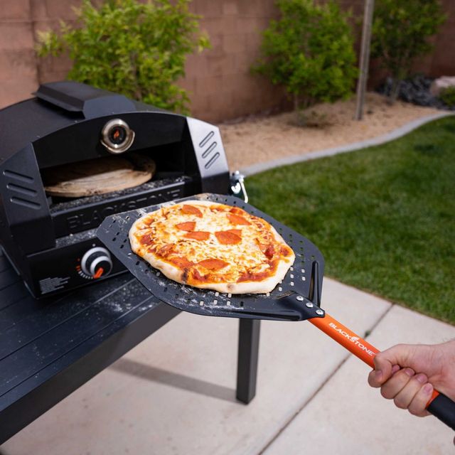 Blackstone® Black Aluminum Pizza Peel-2
